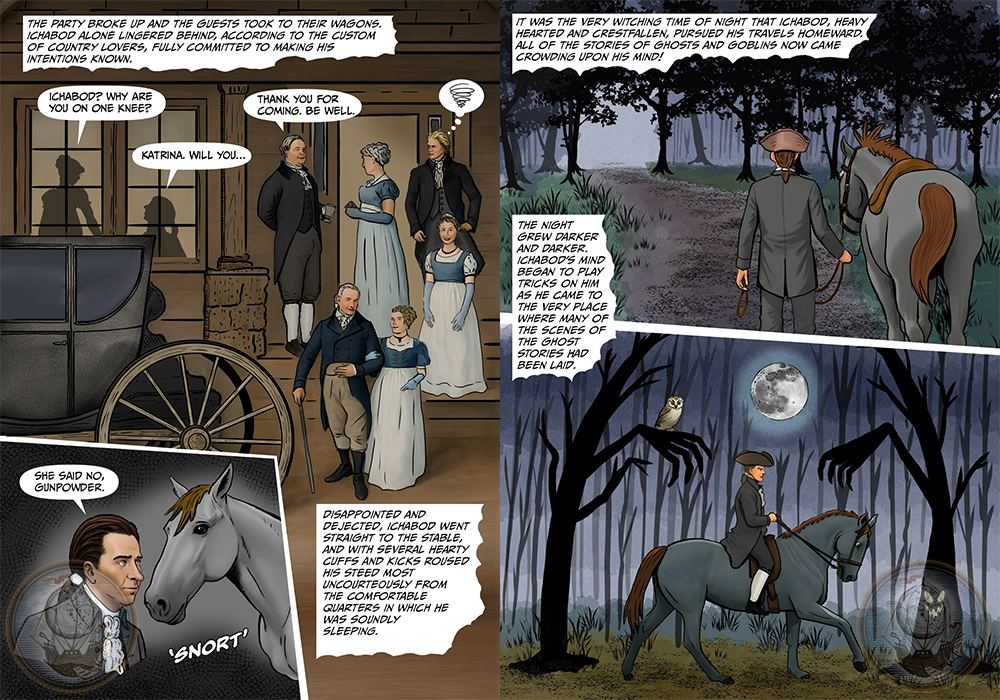 The Legend Of Sleepy Hollow - Greeting Comic™