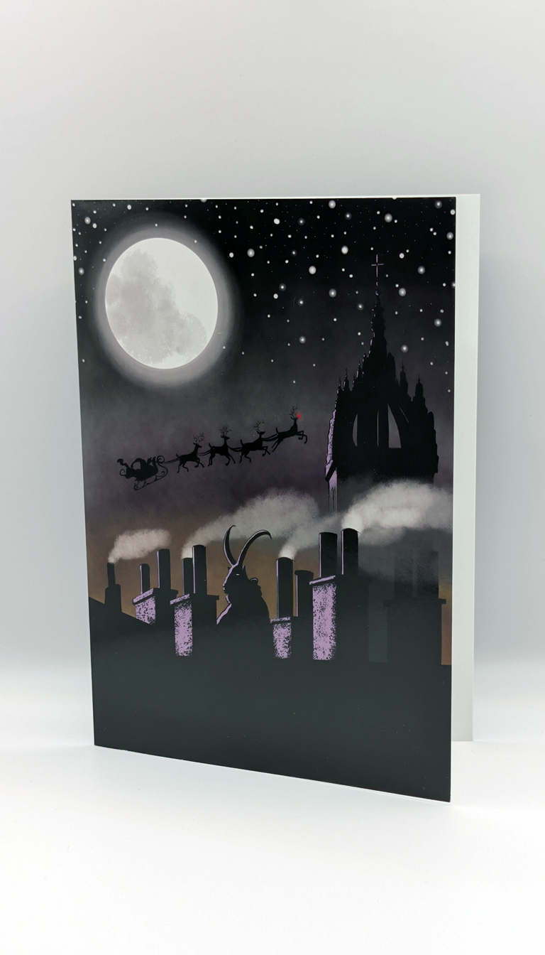 Krampus Nacht Holiday Card - 5x7 with Envelope